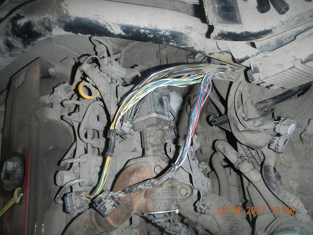 Hino 300 - ремонт моторного жгута