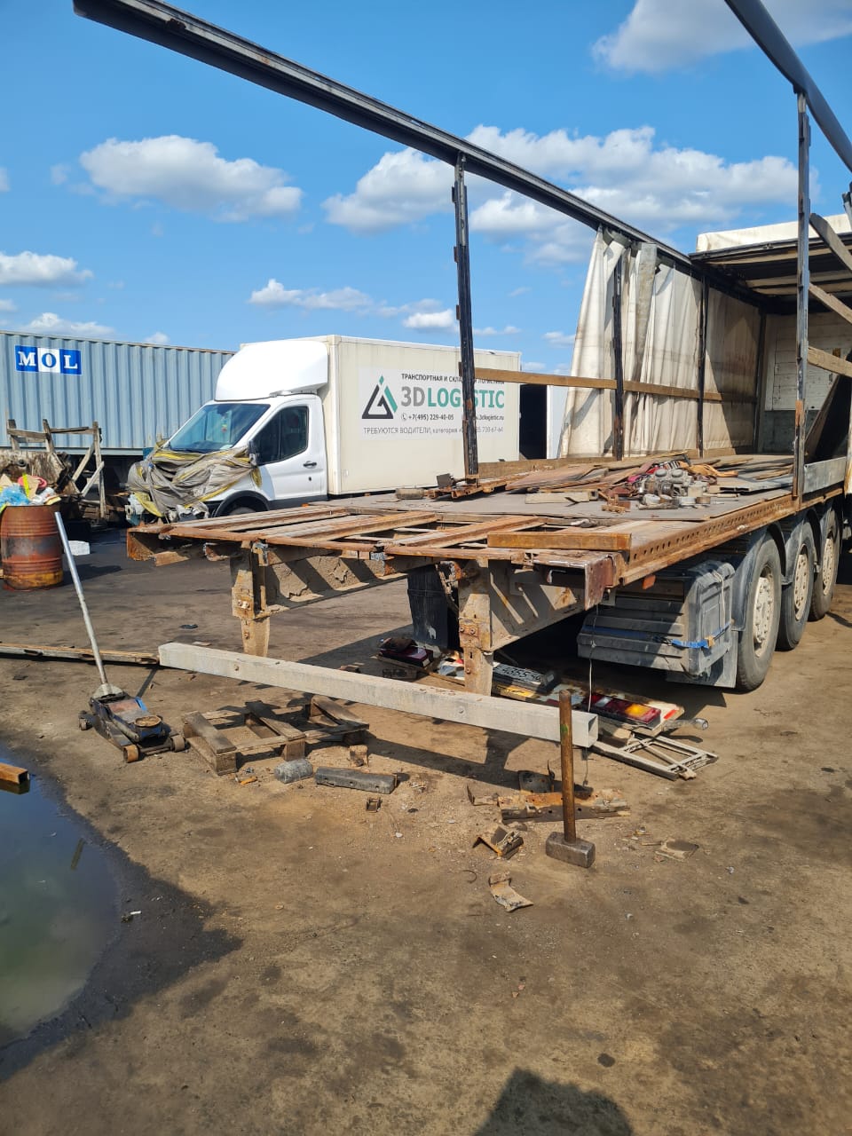 Ремонт портала прицепа Шмитц Ремонт портала прицепа Шмитц